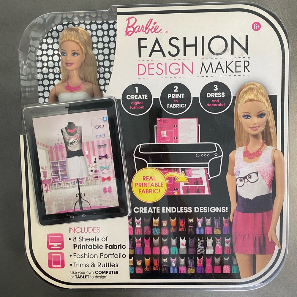 Barbie Fashion Design Maker.  Be the Fashion Designer.  New unopened box.